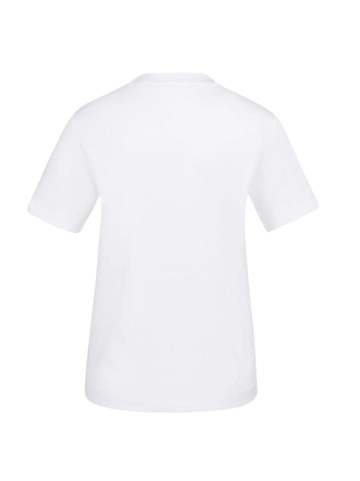 Yaya Round neck T-shirt 00000 Pure white