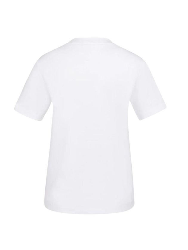 Yaya Round neck T-shirt 00000 Pure white