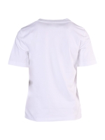 Yaya T-shirt with V-neck 00000 Pure white