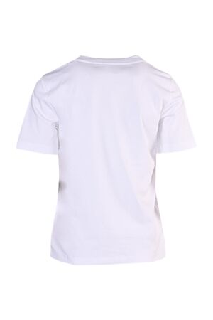 Yaya T-shirt with V-neck 00000 Pure white