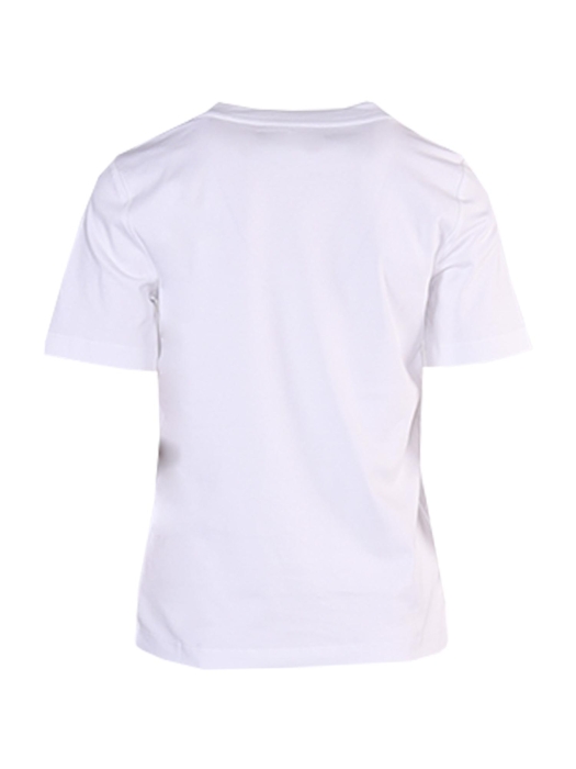 Yaya T-shirt with V-neck 00000 Pure white