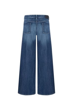 Cambio Palazzo patch 5025 Spring mid blue denim
