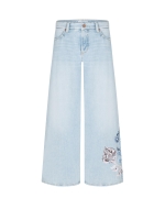 Cambio Palazzo cropped blumenstrick 5313 Cross superbleached