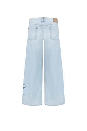 Cambio Palazzo cropped blumenstrick 5313 Cross superbleached