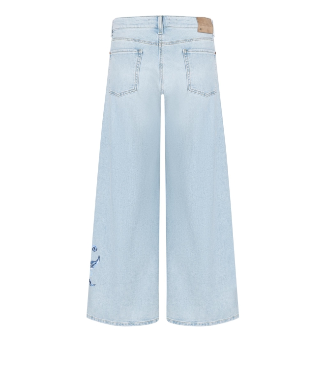 Cambio Palazzo cropped blumenstrick 5313 Cross superbleached