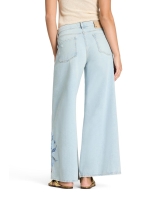 Cambio Palazzo cropped blumenstrick 5313 Cross superbleached