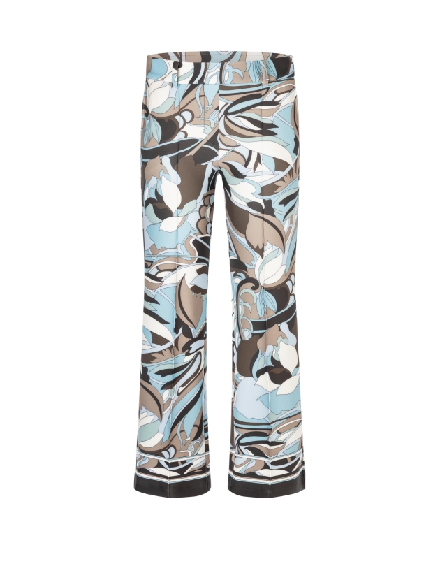 Cambio Francoise cropped 887 Fancy sky/blue/coffe/haze