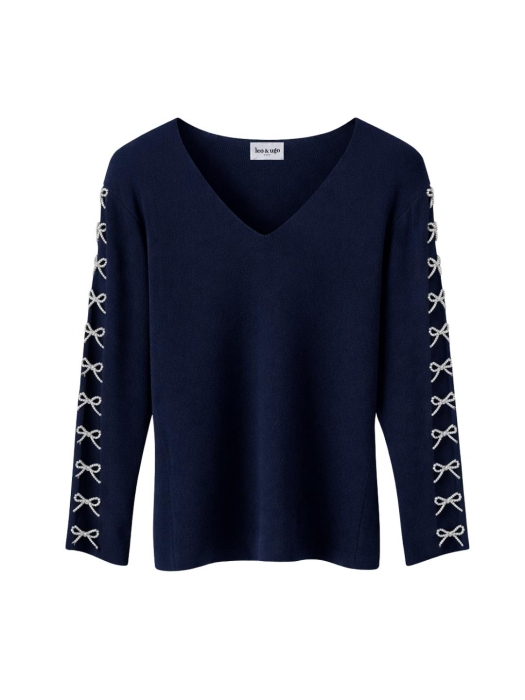 Leo en Ugo TOP AE118 NAVY BLUE