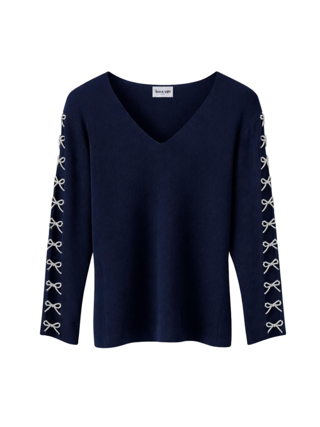 Leo en Ugo TOP AE118 NAVY BLUE