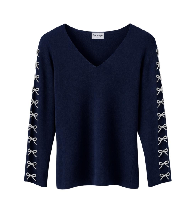 Leo en Ugo TOP AE118 NAVY BLUE