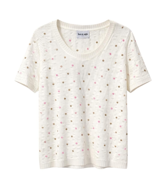 Leo en Ugo TOP AE127 OFF WHITE