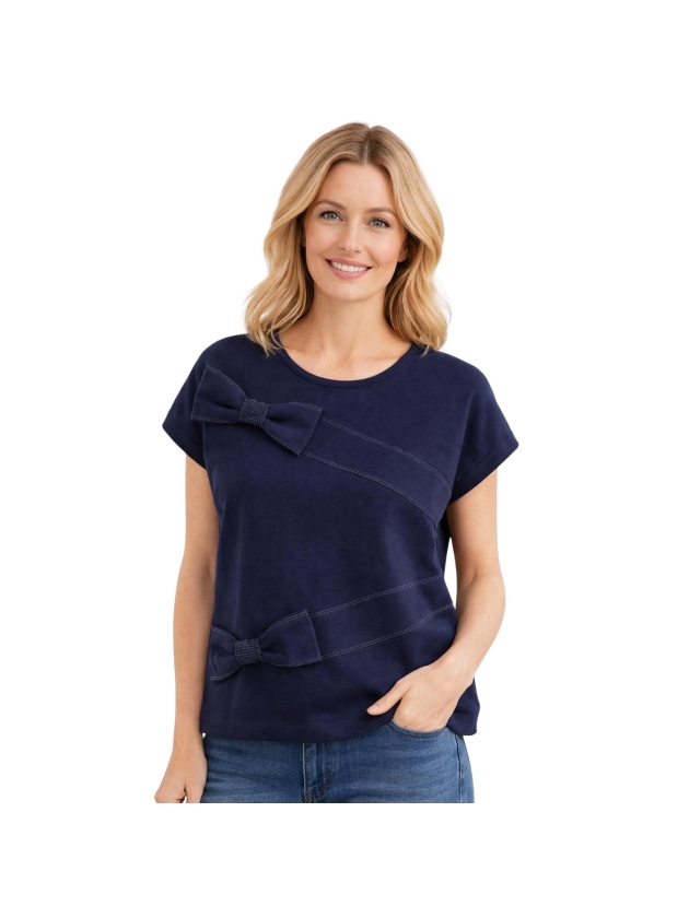 Leo en Ugo TOP BE711 NAVY BLUE