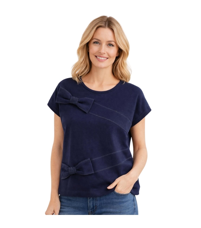 Leo en Ugo TOP BE711 NAVY BLUE