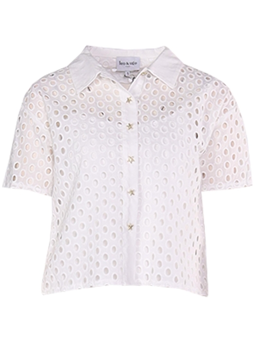 Leo en Ugo SHIRT JE924 OFF WHITE