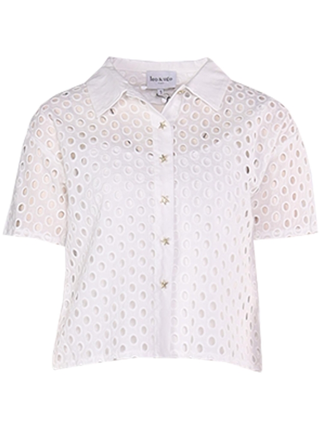 Leo en Ugo SHIRT JE924 OFF WHITE