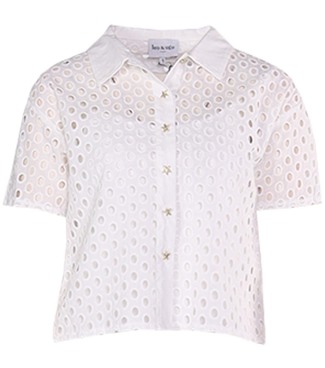 Leo en Ugo SHIRT JE924 OFF WHITE