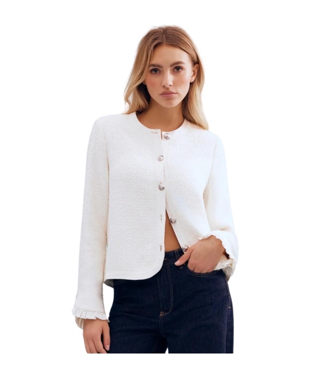 Leo en Ugo JACKET KE377 OFF WHITE