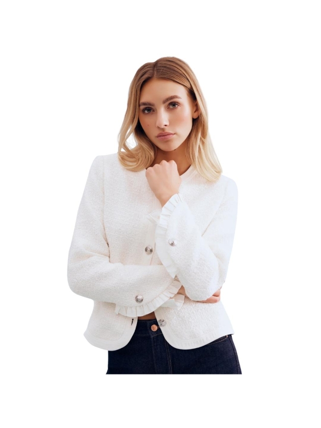 Leo en Ugo JACKET KE377 OFF WHITE