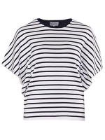 Leo en Ugo TOP ME400 NAVY/WHITE