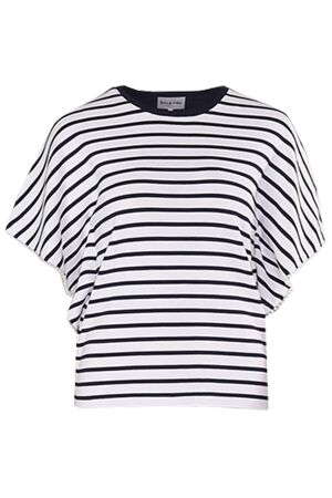 Leo en Ugo TOP ME400 NAVY/WHITE