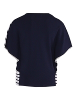 Leo en Ugo TOP ME400 NAVY/WHITE