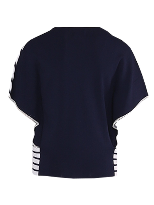 Leo en Ugo TOP ME400 NAVY/WHITE