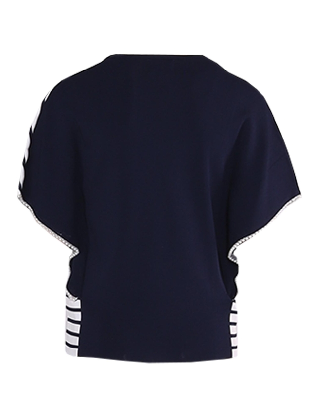 Leo en Ugo TOP ME400 NAVY/WHITE