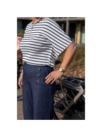 Leo en Ugo TOP ME400 NAVY/WHITE