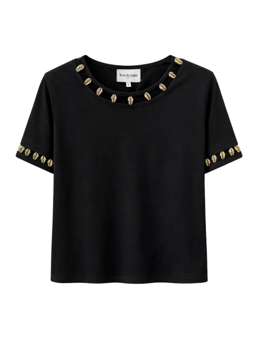 Leo en Ugo TEE SHIRT TEB749 BLACK