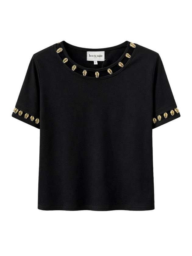 Leo en Ugo TEE SHIRT TEB749 BLACK
