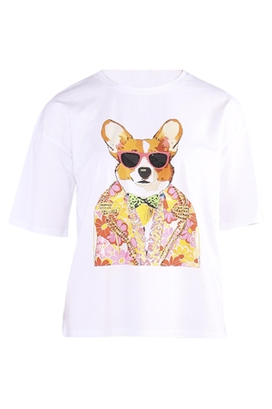 Leo en Ugo TEE SHIRT TEK079 WHITE