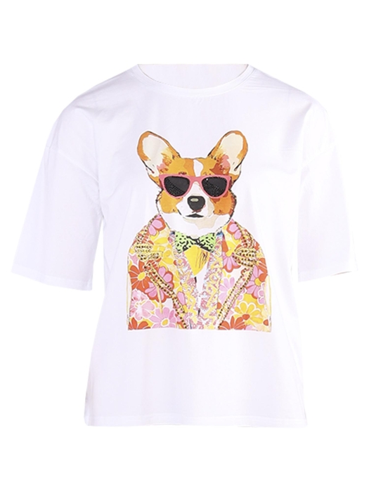 Leo en Ugo TEE SHIRT TEK079 WHITE