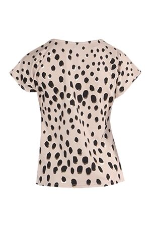 Leo en Ugo TEE SHIRT TEV659 BEIGE/BLACK/GOLD