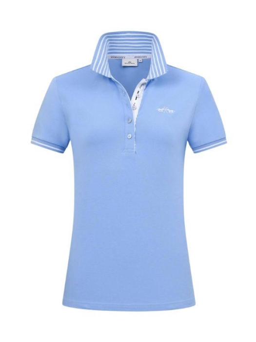 HV Polo Poloshirt HVSMackenzie MS Skyblue