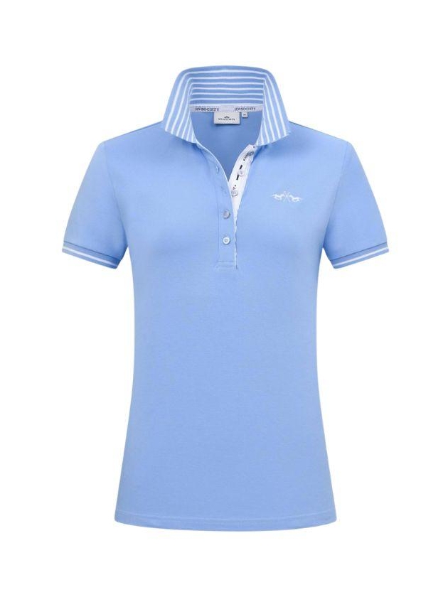 HV Polo Poloshirt HVSMackenzie MS Skyblue