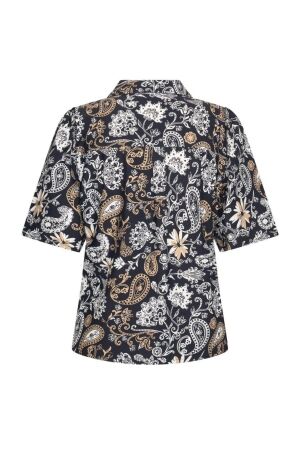 HV Polo Blouse HVSScarlet Navy