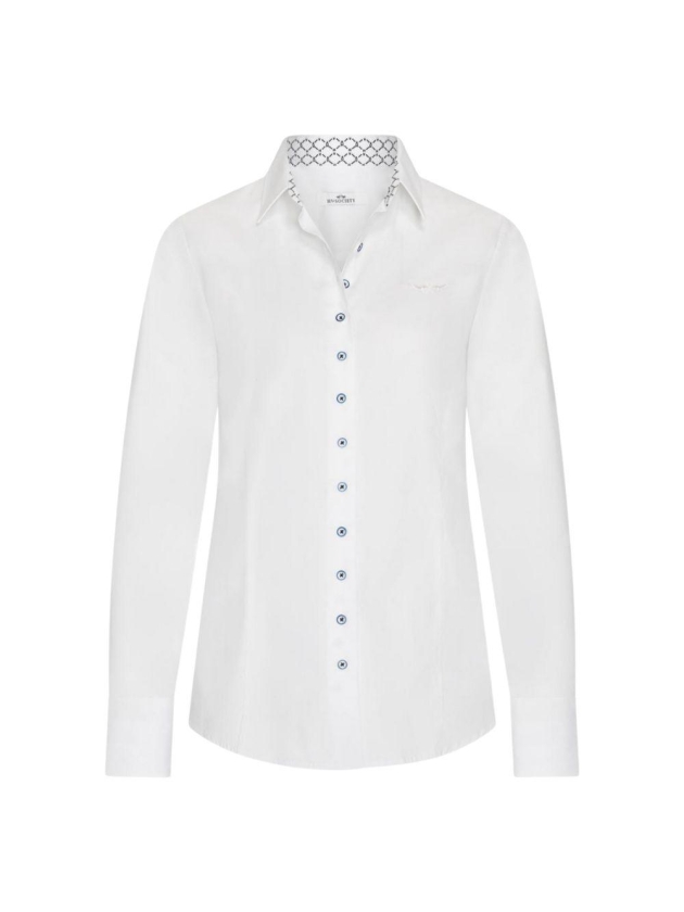 HV Polo Blouse HVSDaisy 0001 White