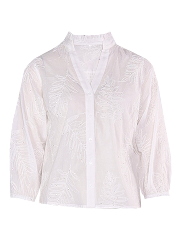 HV Polo Blouse HVSDemi White