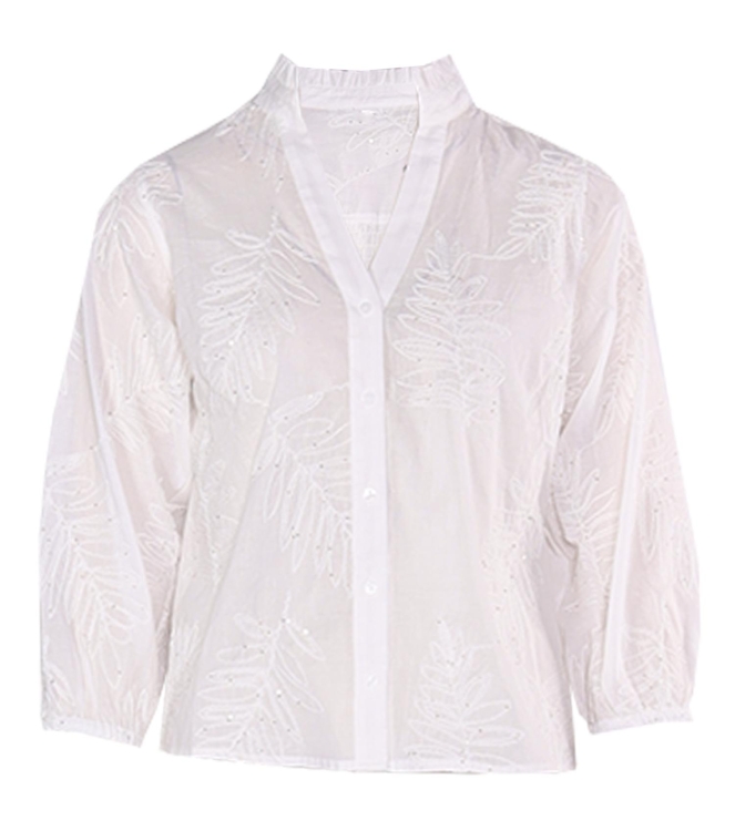 HV Polo Blouse HVSDemi White