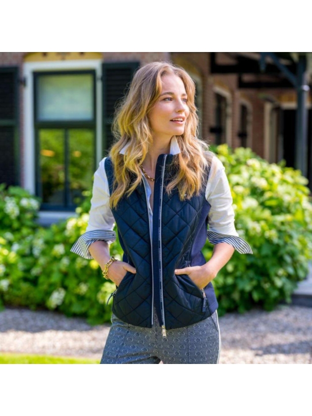 HV Polo Bodywarmer HVSPaisley Navy