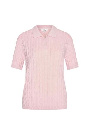 HV Polo Knitted polo HVSAnna Soft Pink