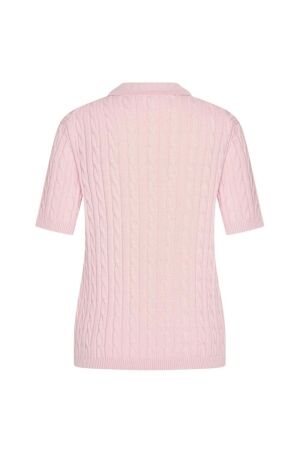HV Polo Knitted polo HVSAnna Soft Pink