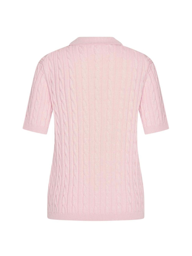 HV Polo Knitted polo HVSAnna Soft Pink