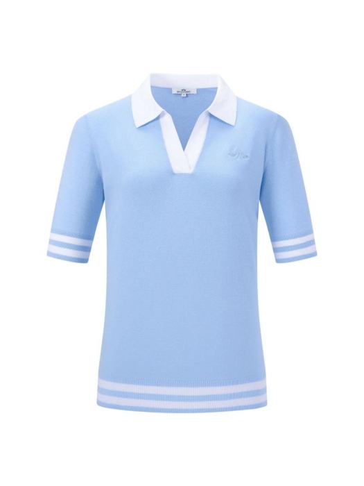 HV Polo Knitted polo HVSBerber Lightblue
