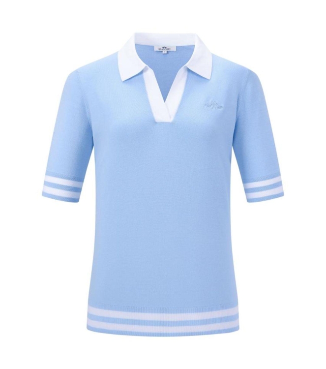 HV Polo Knitted polo HVSBerber Lightblue
