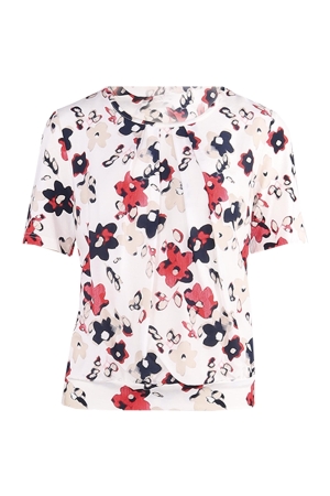 Frank Walder NOSBlusenshirts 836035 Red print