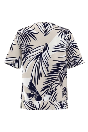 Frank Walder NOSBlusenshirts 739080 Beige/bro print