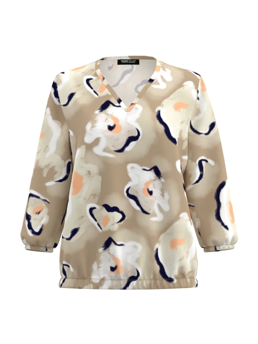 Frank Walder S61Top/TShirt 835020 Orange/print