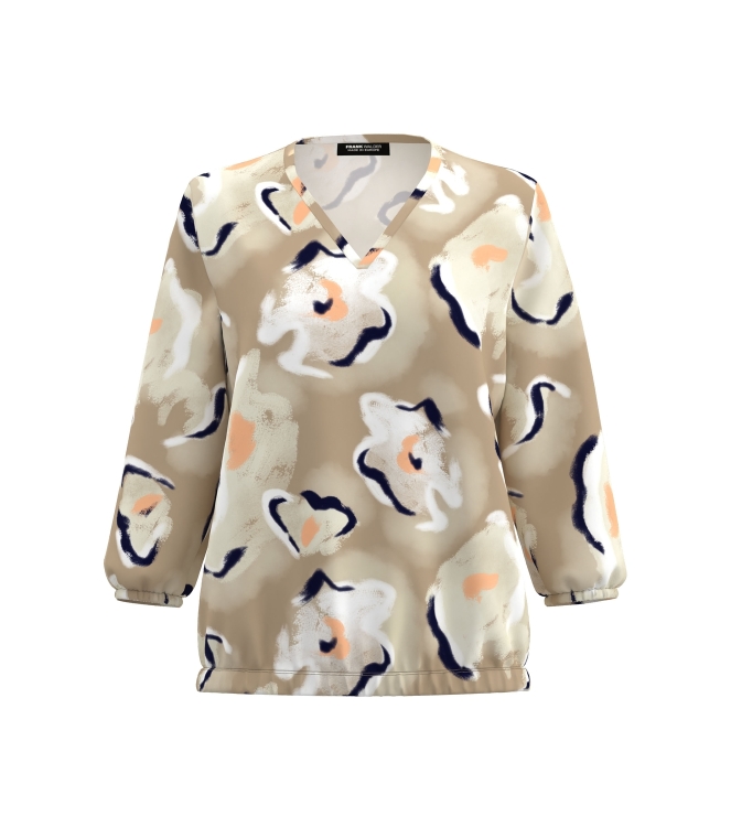 Frank Walder S61Top/TShirt 835020 Orange/print