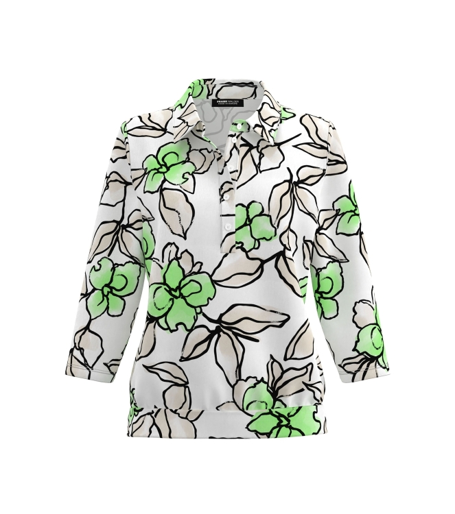 Frank Walder S61Top/TShirt 837072 Green print